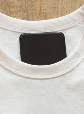 300g 碳素磨毛重磅纯白色圆领长袖t恤秋冬季纯棉厚实男女款打底衫