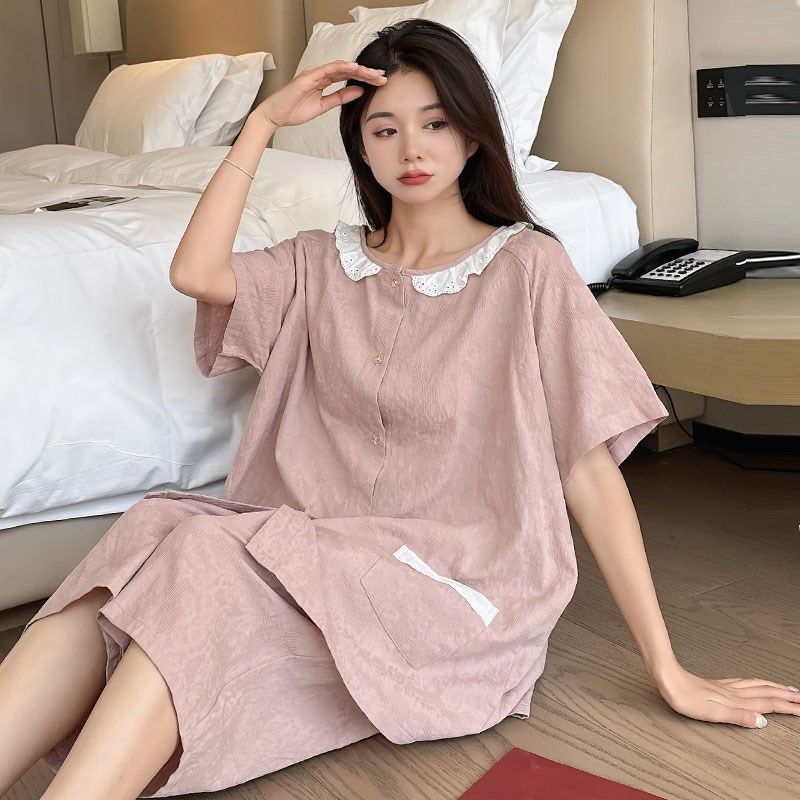 棉纱睡衣女大码200斤胖mm纯棉夏季薄款短袖七分裤纱布家居服套装,女士内衣/男士内衣/家居服,睡衣/家居服套装,淘宝优惠券,粉丝福利购,淘宝优惠卷