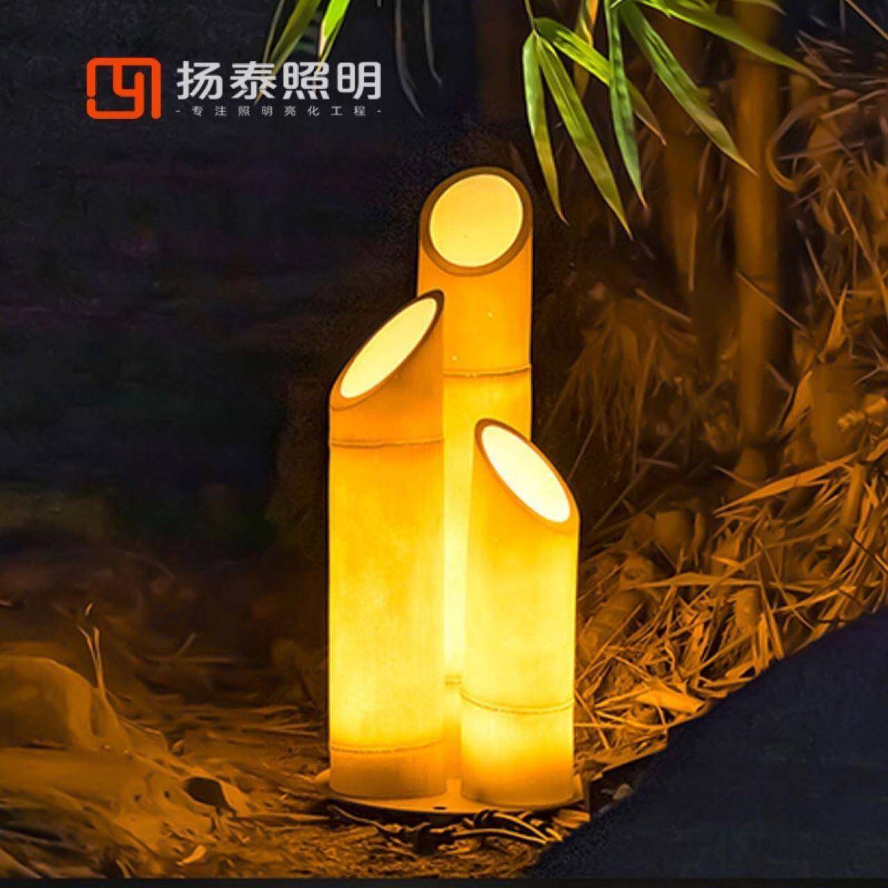 led仿真竹子灯发光庭院造景灯装饰灯创意户外景观灯个性灯具照明