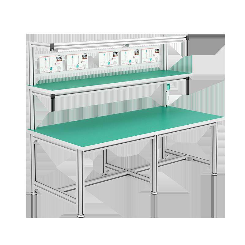 铝合金防静电工作台铝型材带灯车间生产线桌子检验台操作台打包桌,五金/工具,工作台/防静电工作台/重型工作台,淘宝优惠券,粉丝福利购,淘宝优惠卷
