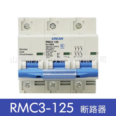 上海人民电器RMC3-125 100A125A空气开关小型断路器3P RMC1-125