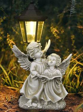 太阳能北欧天使孩树户脂16062412件摆外露台阳台庭院草坪家居民宿