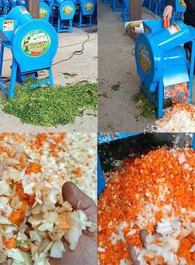 切草切丁组合机两用家用小型20VRRM养殖鸡鸭青饲2碎机瓜果切料碎