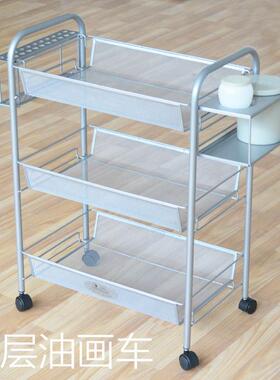 利mariesG8110手3马/G8110油画组合推车KLO三层铁制马4利油画车加