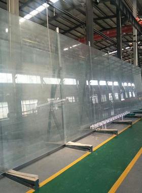 供超长超大超宽钢玻璃63622超大版中白空超厚夹化胶普白超3.3*16