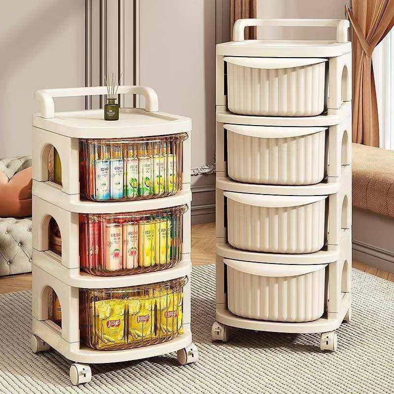 收纳小家推车i置物架落地移动带轮零食收多层FAF用纳储物柜ns风加,收纳整理,书桌收纳置物架,淘宝优惠券,粉丝福利购,淘宝优惠卷