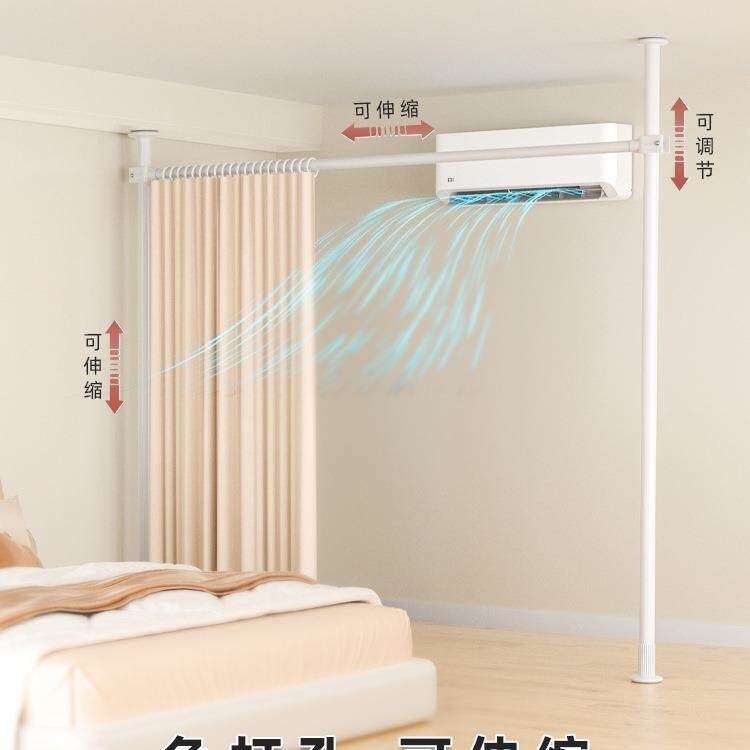 新型简易房隔断客遮厅屏风假墙神器悬985间挂帘顶天立地卧室隔断