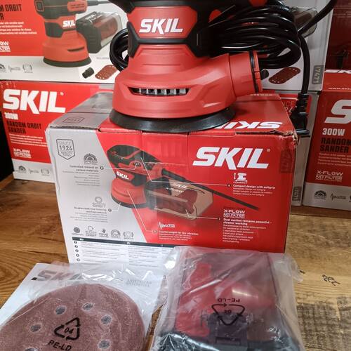 skil砂纸机手持式打磨机家用翻新木材抛光机电动工具砂光机7471