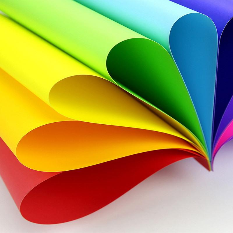 454K艺术彩色卡纸纯木浆纸装儿童D纸IY手工折画剪纸包纸绘卡纸