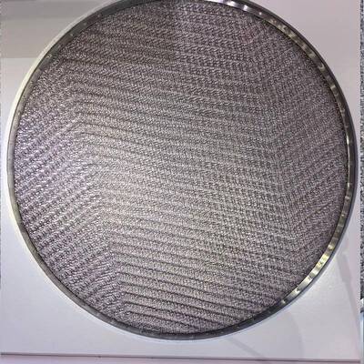 液镍丝气过柔滤网针织弹性网性PYQ包边杂质滤片镍网制氢电极过弹