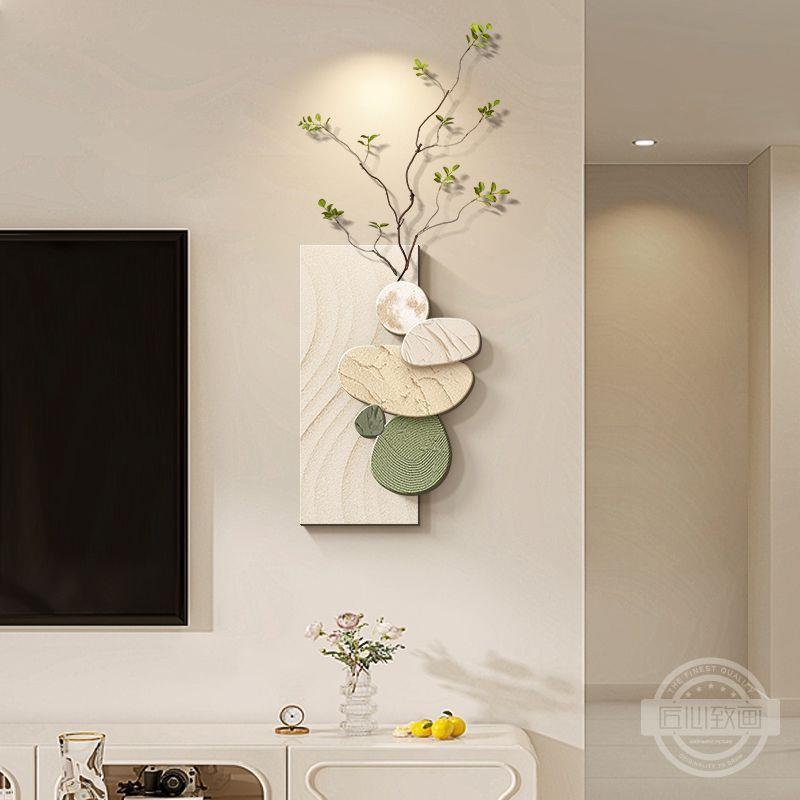 石转cd690935来运装厅电视背景墙壁画餐厅墙面挂画客餐桌玄关饰品