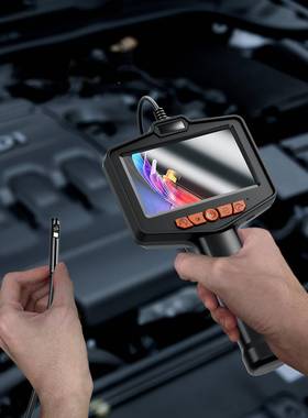 B314测.3寸带屏工业内窥镜mm镜头1汽车检仪8管道窥视B311镜高清检