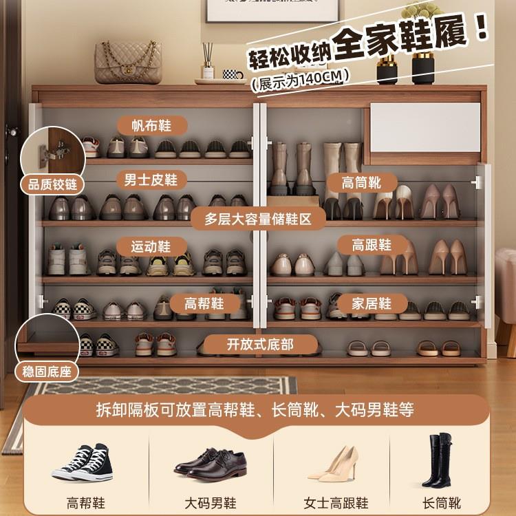 用鞋柜家门口新2XG0220025款款室内入户门储物柜靠爆墙一体玄关柜