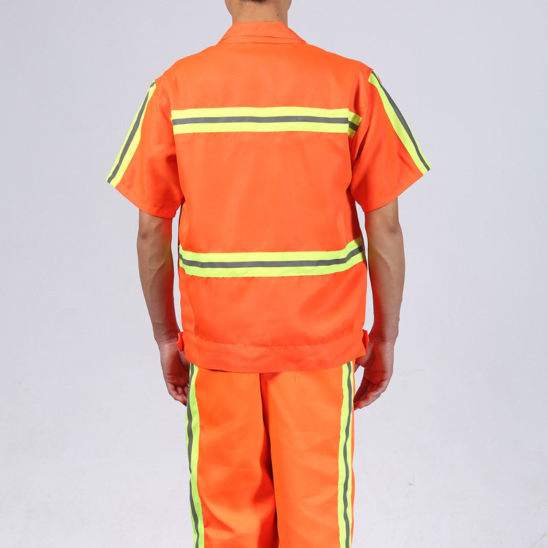 环卫工作服套装短袖反光安全服清反光安全服