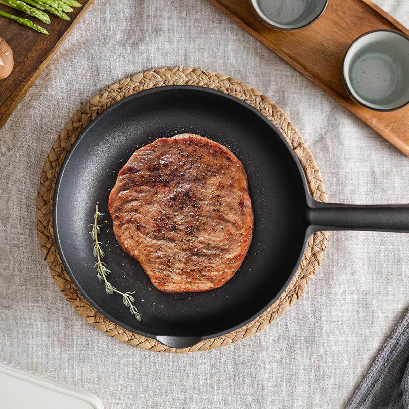 小幸福铸铁小汤锅单身涂层生铁家用辅小无奶锅多用炒锅纯铁食锅