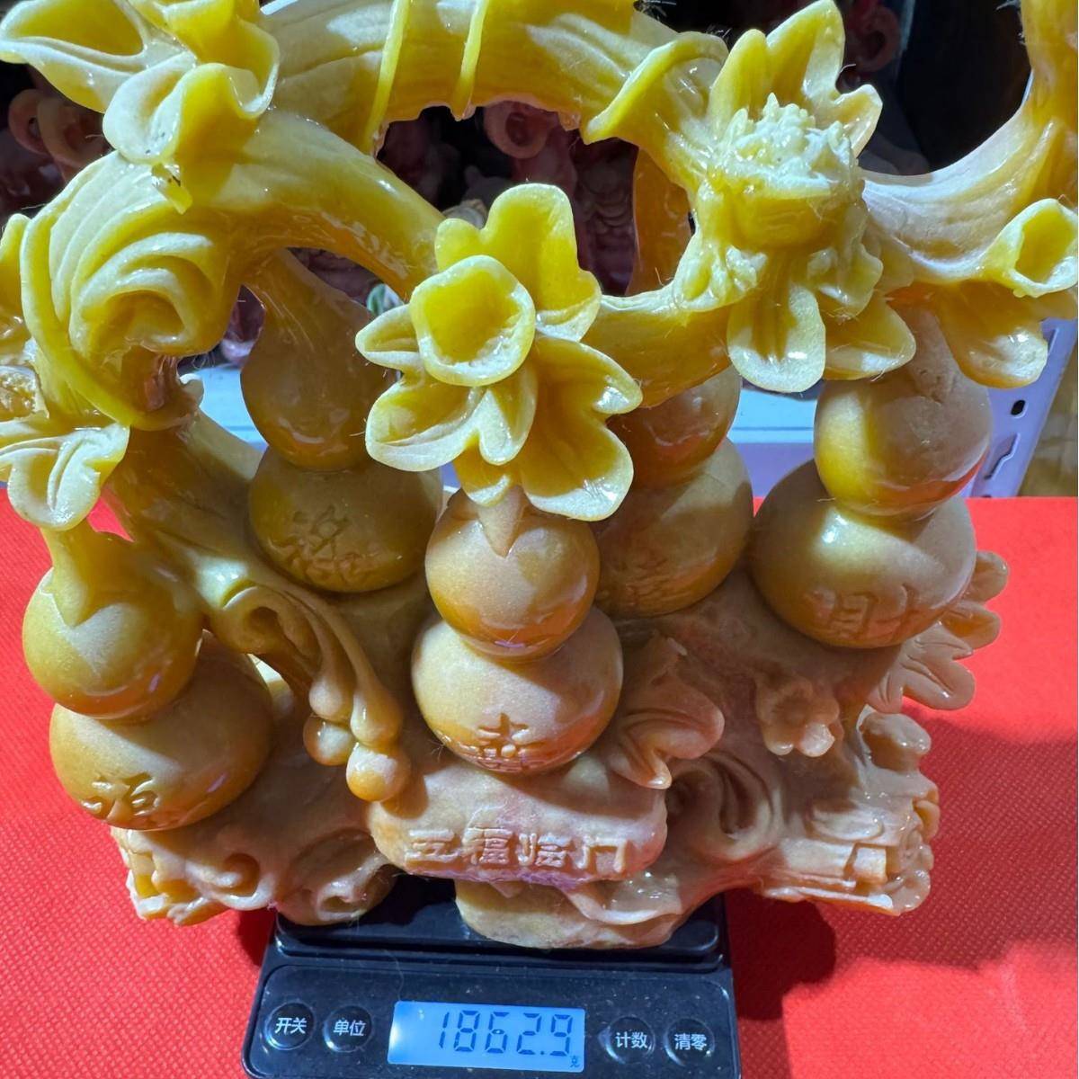 五福临门树脂摆件仿古居家葫芦吉祥客厅玄关古玩装饰品工艺品