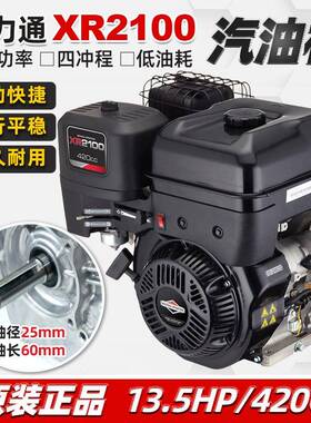 25T2/XR2100百力通13.5hp汽油发动机机头水平键槽13.5马力420cc