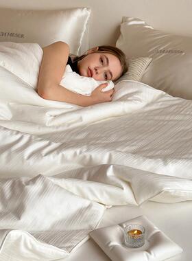 L'M Meser2024秋冬双A类60支全棉提花春秋被冬被二合一子母被子