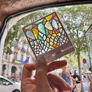 圣家堂米拉之家透光冰箱贴巴塞罗那彩色光影文创书签纪念品