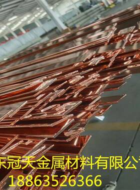 现货铜供应2紫排可导电导热性强可零切厚2LFG-50度mTmT2紫铜排