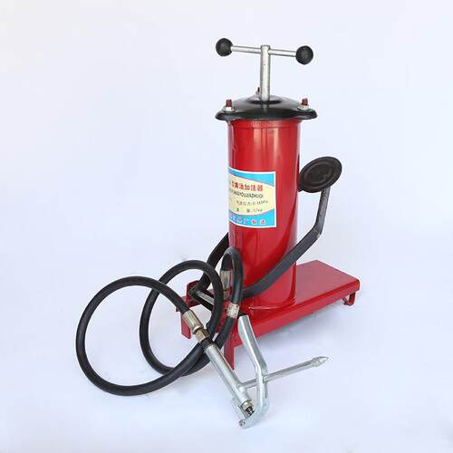 厂家4L脚踏油90注器脚黄油加注器P整体喷塑0.4Ma踏黄油枪