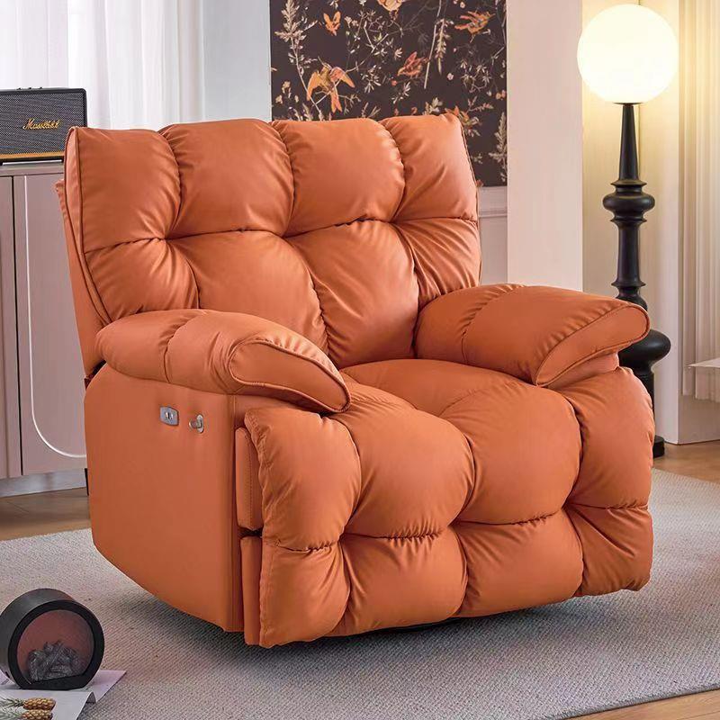 功等太空单人懒人沙发无品牌/舱客头沙厅休闲可躺摇椅电动能云朵