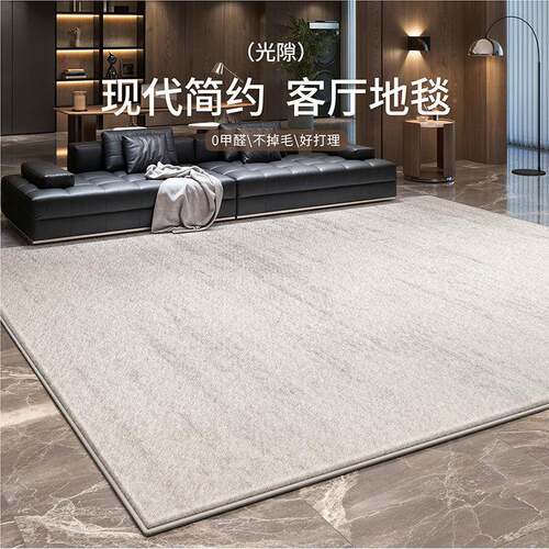 意高式地毯客厅现代约轻奢加Sfyr9201厚防水简防污家用地毯洗免级