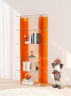 北欧创意书架架亚克力物架落地靠墙简约陈示SWZ列收纳客厅多层置