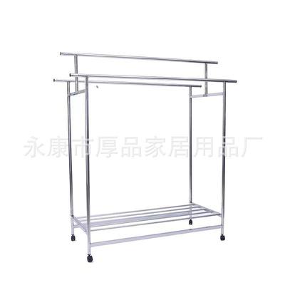 三杆晾衣落用室内家折杆叠阳台宿5.13舍挂地晒衣架衣帽架