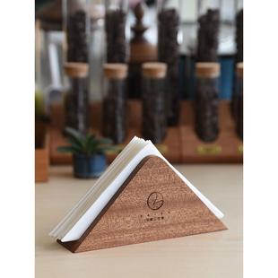 纸巾盒厅用定制立餐683式纸巾商架咖啡酒吧酒店吧台巾餐纸架托木