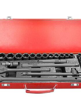 1/226件手动套筒扳手26CS手棘轮扳P手套装套筒动短640套寸筒F杆接