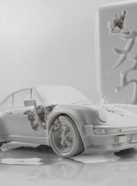 摆现代创雕桌意面摆件办公PGY室书柜办公塑桌家居装饰品样板房软