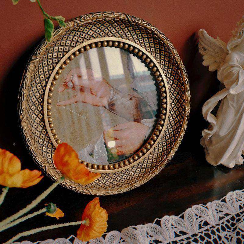 复饰古画客挂卧室玄关小众沙发厅专JYN-618用防水布置相框画框装