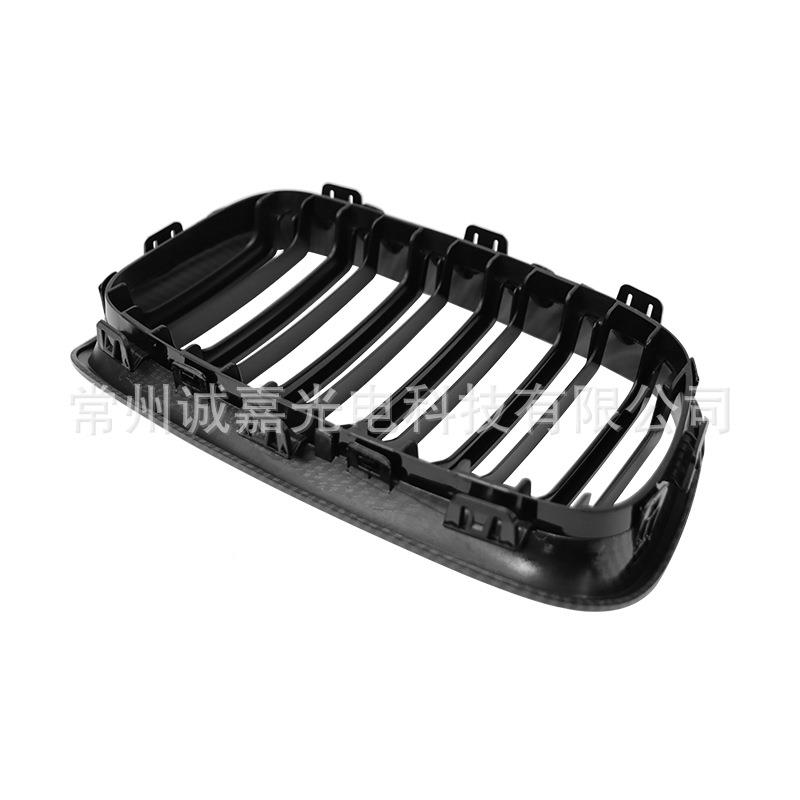 0适用于MW宝B马1系F2F21碳纤纹格栅11-网14年87807F20宝马双线中