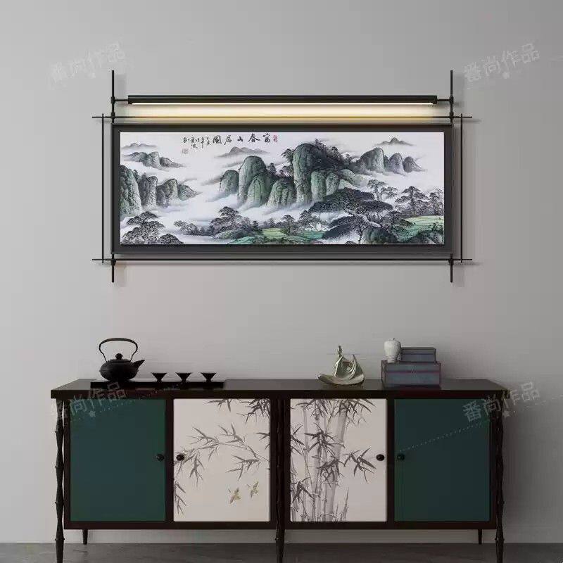 北欧风格装饰灯画高级感墙面装饰室内沙发客厅别墅玄关新壁饰