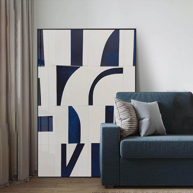 遐想客何厅沙发背景墙装画抽QX202204几挂画极象简玄关走廊过饰道