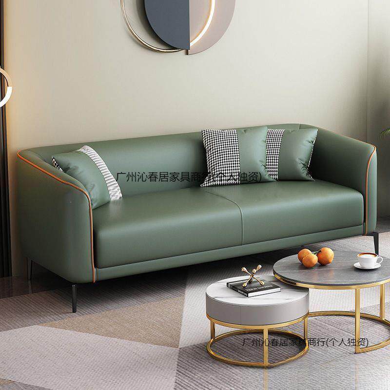 科布沙发小户型红款客厅服装店出租房双轻65652人三人技奢网复古