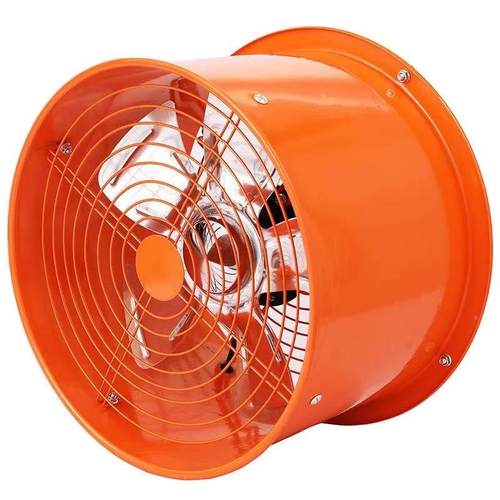 工业级排筒气厨油烟管FD350道抽风房机强力轴流排风扇高速圆形换