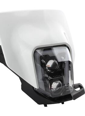 越野摩托车改装15759前凸灯照明头灯适用于思瓦娜胡双大圆形镜灯