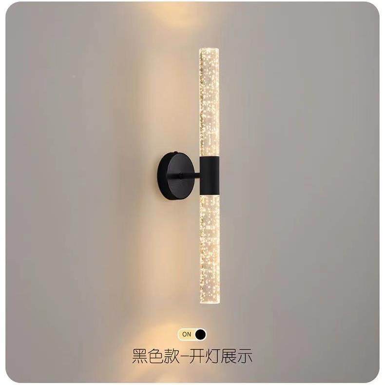 新款現双头北欧代简约极简意客厅背创景墙轻奢壁灯床569灯头卧室,家装灯饰光源,壁灯,淘宝优惠券,粉丝福利购,淘宝优惠卷