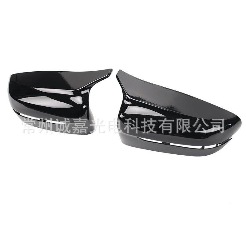 适用G宝马3478系G20G22G30G534861114牛5角款亮黑视替换改装宝马