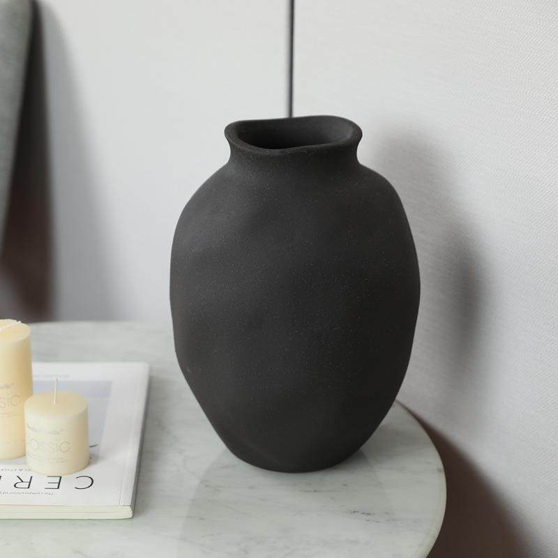 PXA古磨砂复大号瓶陶瓷花现简约客厅玄关插花抽象艺术装饰代品摆,家居饰品,花瓶,淘宝优惠券,粉丝福利购,淘宝优惠卷