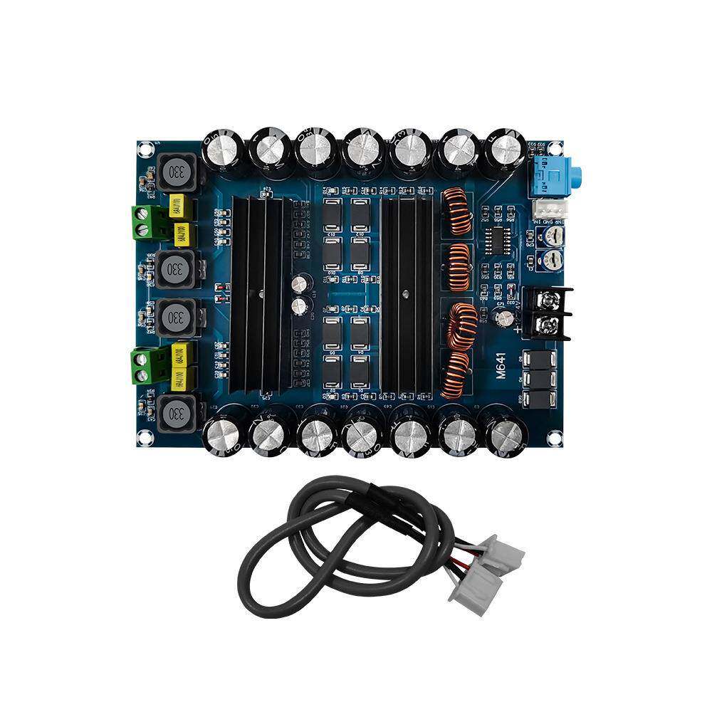 XH-M641双声道蓄电池大功率功放板TPA3116D2车载功放DC12V150W*2