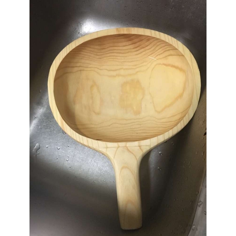手工制作香杉木水瓢整块实木制作的饭勺大水勺小木勺汤勺酒勺木瓢