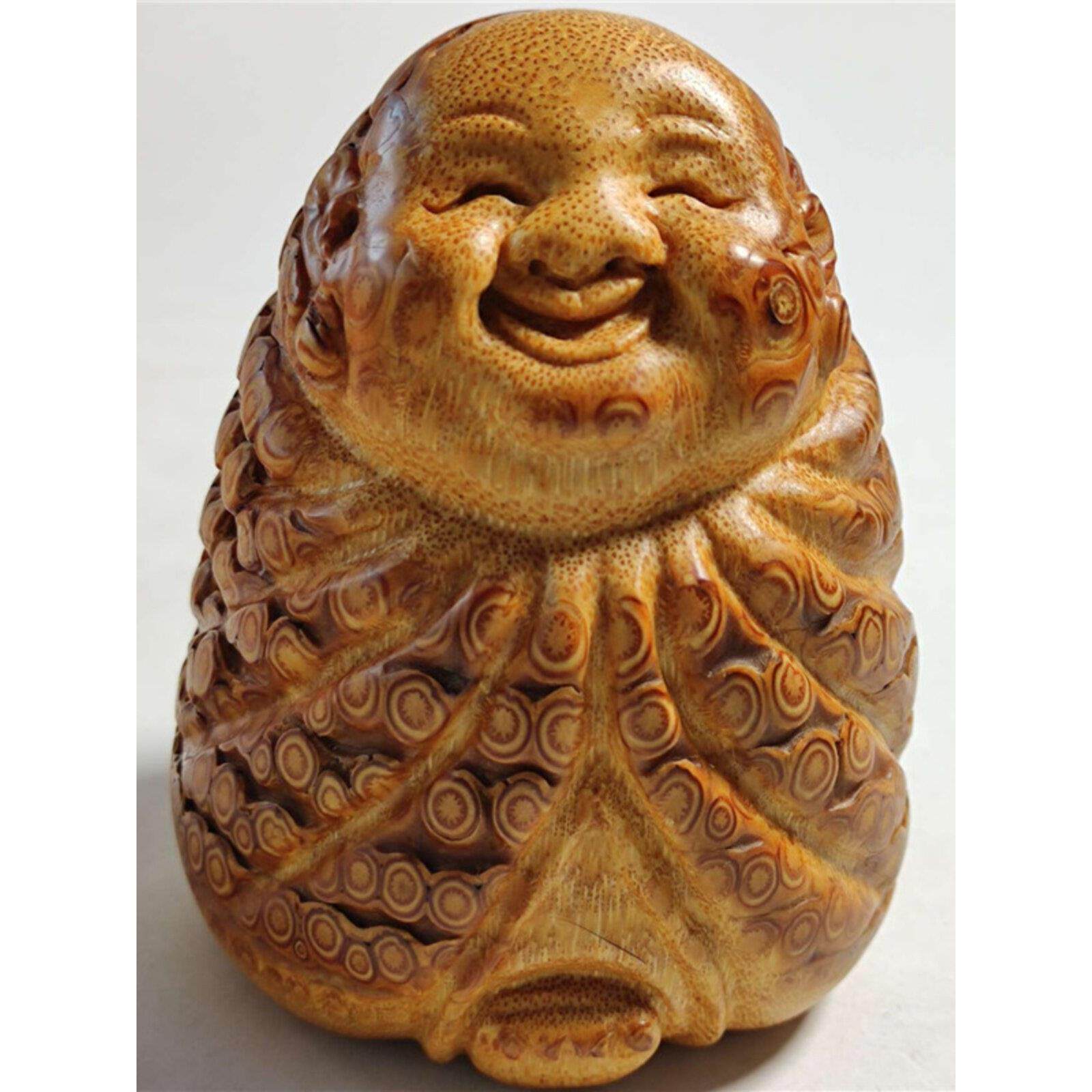 天然实心玉竹根手工雕刻满钉金蟾寿星貔貅文玩手捻收藏摆件把玩件
