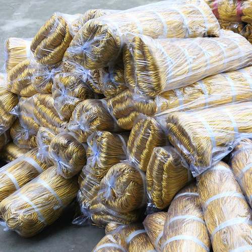 厂家2.0mm紧皮筋金2.5mm银丝鞋松带弹力690绳服辅料