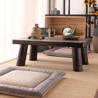 实木榻榻米茶简炕几飘窗几桌子中式阳台小桌禅子仿古约矮BET桌意