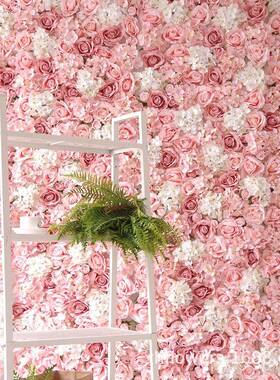 仿真植物花墙景墙绢花商花墙婚礼背开业场室内装饰网红墙玫WPZ瑰