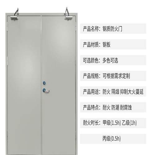 现货库存防门乙级防门火门车间工厂安检防定制火火门消防资质全
