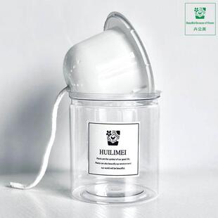 卉立透美懒人花盆料自动吸115全明花盆水水培宽口径多肉塑花盆